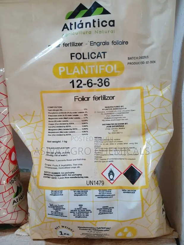 Folicat NPK 12-6-36 Fertilizer · Photo 1