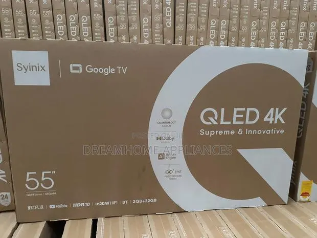 Syinix 55 Inch Qled 4k TV Google · Photo 1