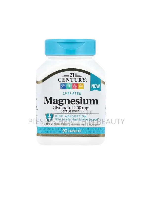 21st Century Magnesium Glycinate 200 Mg Capsules Per Serving, 90 Count · Photo 1