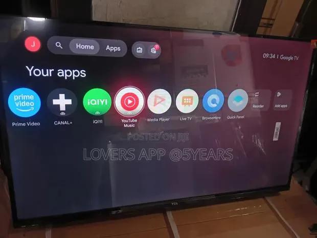 Real Entertainment 32"TCL Television Google Television · Photo 1