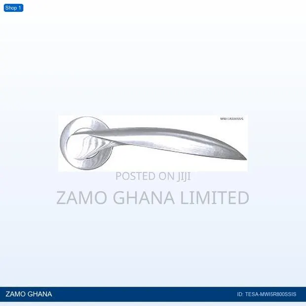 Tesa Door Handle Solid Lever Handle Wind Stainless - Tesa-Mwi5r800ssis · Photo 1