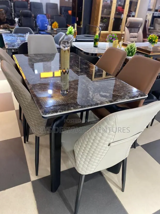 Classic and Modern 6 Seater Marble Dining · Photo 1