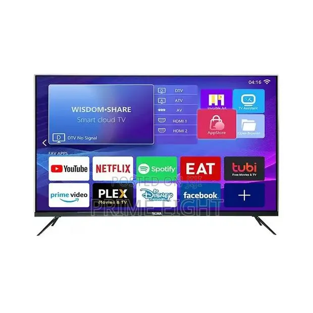Sigma 43 FHD Smart Android Digital Frameless Satellite TV SIG-K43V6-S · Photo 1