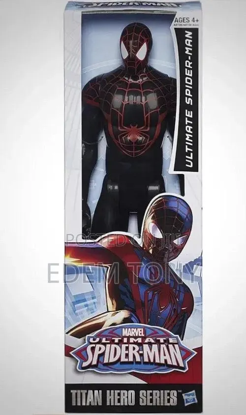 Spider Man Titan Hero Series Ultimate Spider-Man Miles Morales 12" · Photo 1