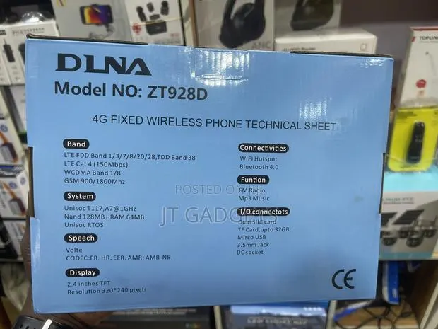 DLNA ZT928D 4G Fixed Wireless Desk Phone Any SIM Card Into a Landline! · Photo 3