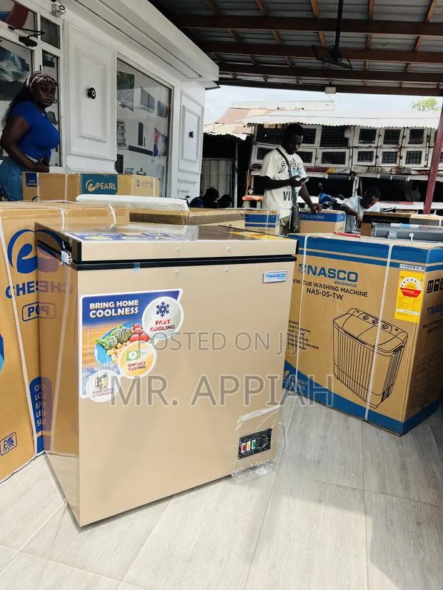 Check Out Classic Nasco Single Door Chest Freezer(Gold)150L · Photo 1