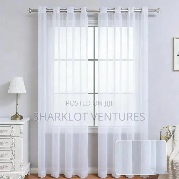 2pcs Set Voile Curtains · Photo 1