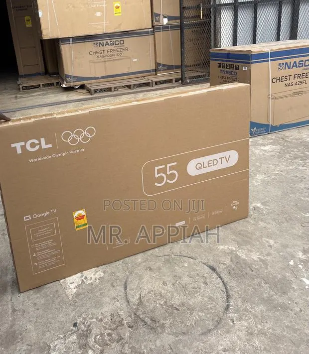 Check Out Classic TCL 55” Qled Smart Screen TV(2025 Model)Black. · Photo 1