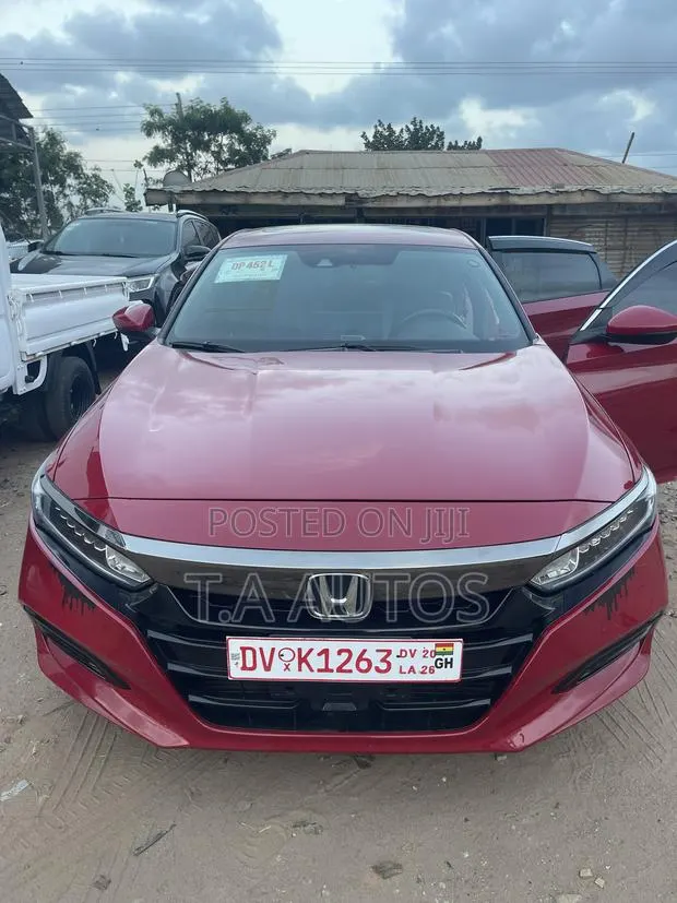 Honda Accord Sport 2018 Red · Photo 1