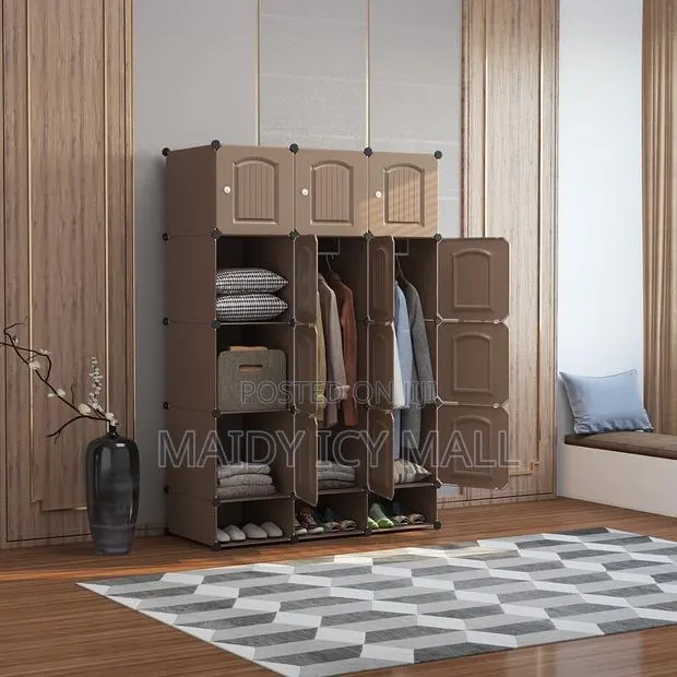 3D 12cubes Wardrobe With Shoe Rack · Photo 1