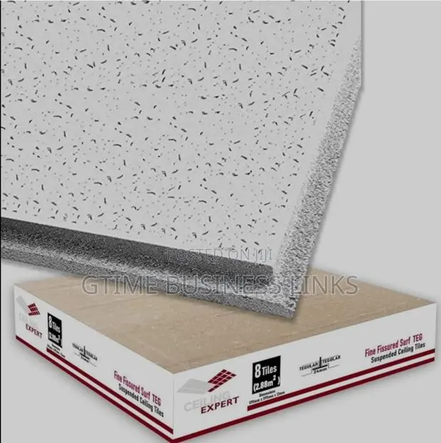 60×60cm Accoustic Mineral Fiber (Square Edge, Pin Hole, Drop Edge) · Photo 1