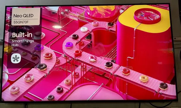Qe55qn70fa 55 Inches Samsung Neo Qled Smart at 144 Hz Gaming TV HDR · Photo 1