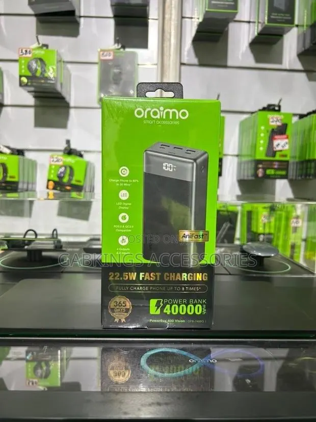 Oraimo Powerbox 40000mah 22.5w Powerbank · Photo 1