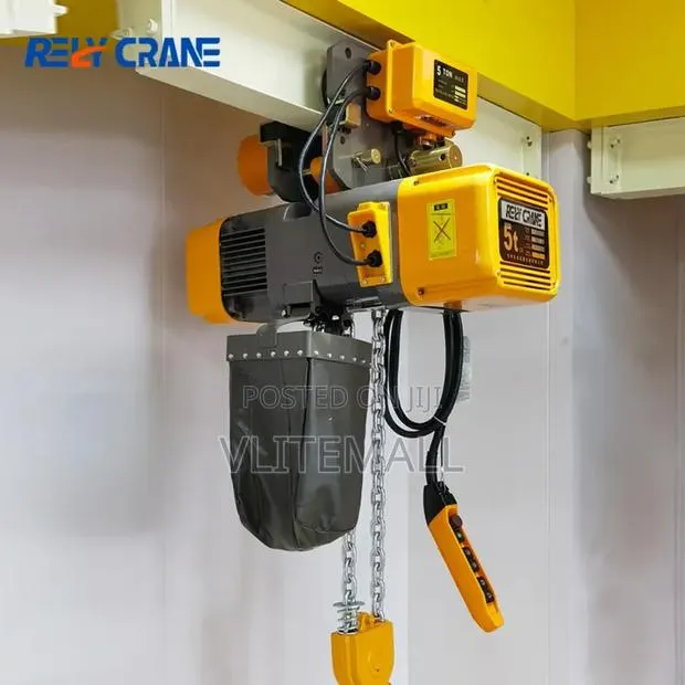 5T5m Heavy-Duty Electric Chain Hoist With a Motorized Trolley · Photo 1