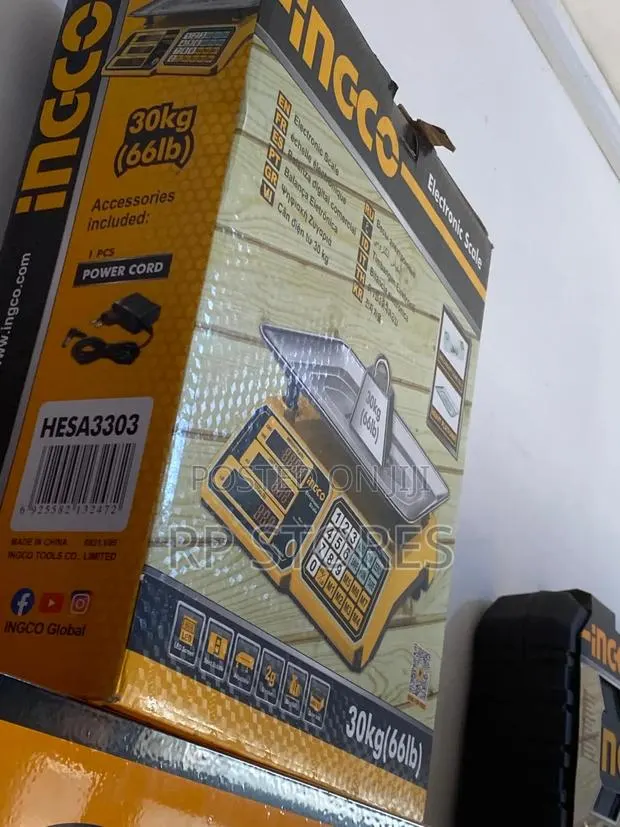 Ingco 30kg Electronic Scale 30kg · Photo 1