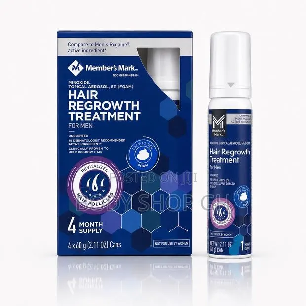 Member’s Mark Minoxidil Foam for Beard and Hairline - Kirkland Minox · Photo 1