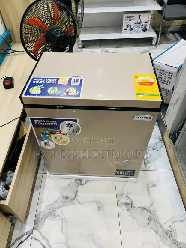 Nasco 150L 2-Star Chest Freezer Gold Colour [NAS-200FL-G] · Photo 1
