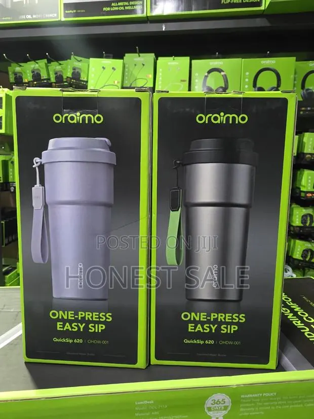 Oraimo Quicksip 620 620ml Temperature-Locking Insulated Water Bottle · Photo 1