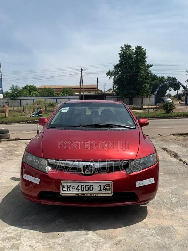 Honda Civic 2008 Red · Photo 1