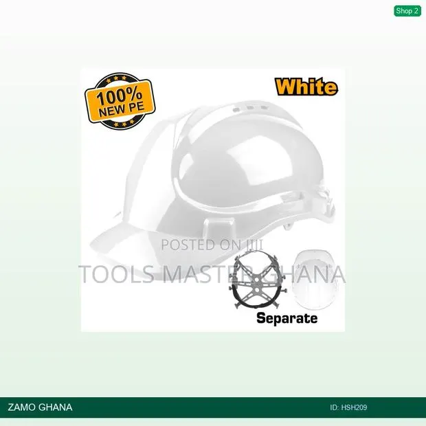 Safety Helmet White - Hsh209 · Photo 1