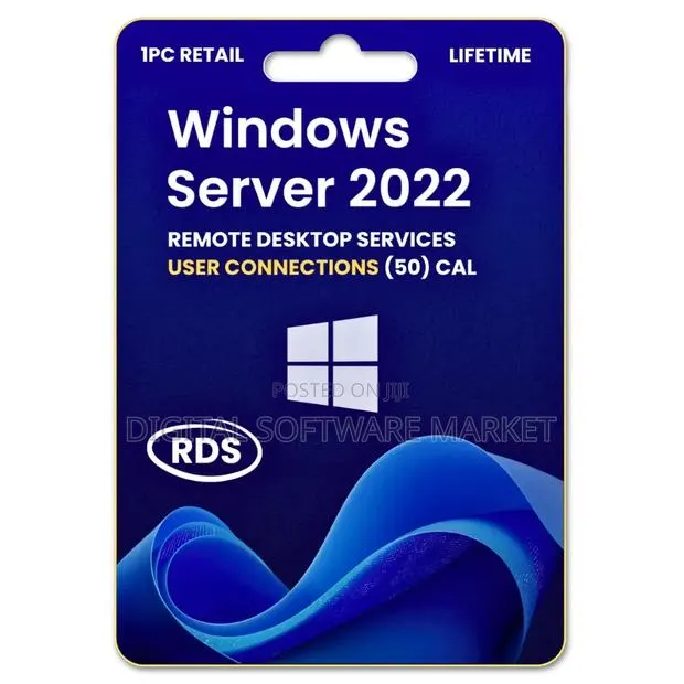 Windows Server 2022 Remote Desktop Services User Connections (50) CAL · Photo 1