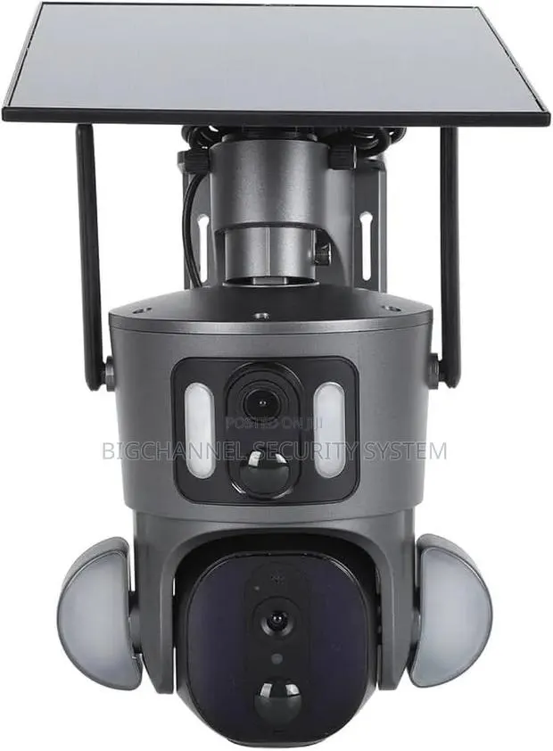 Hd Dual Lens Solar PTZ Camera · Photo 1