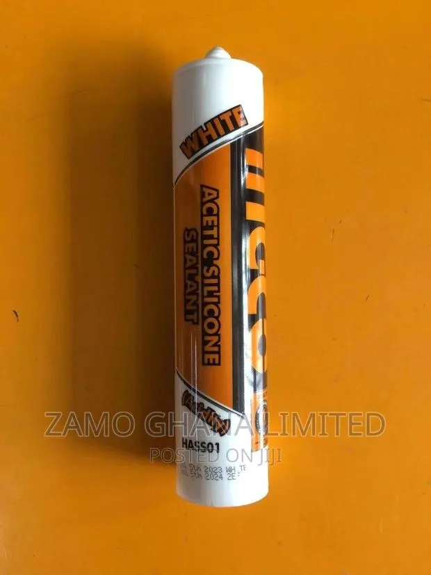 Acetic Silicone Sealant (White) - Hass01 · Photo 1