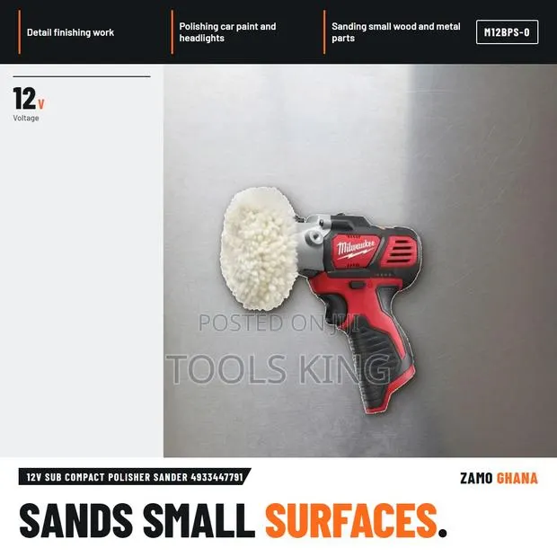 12V Sub Compact Polisher Sander - M12bps-0 · Photo 1