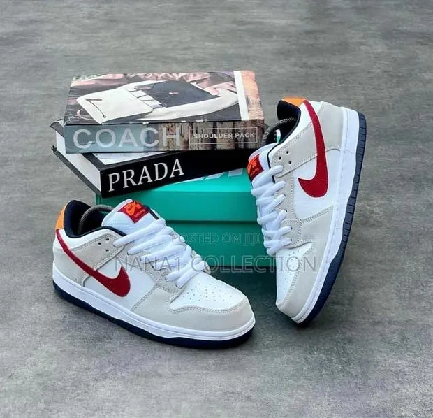 Nike Sb Dunk Low Crimson Sail Sneakers · Photo 1