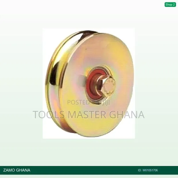 Iron Gate Caster 60mm No Bar Single With Screw - W · Photo 1