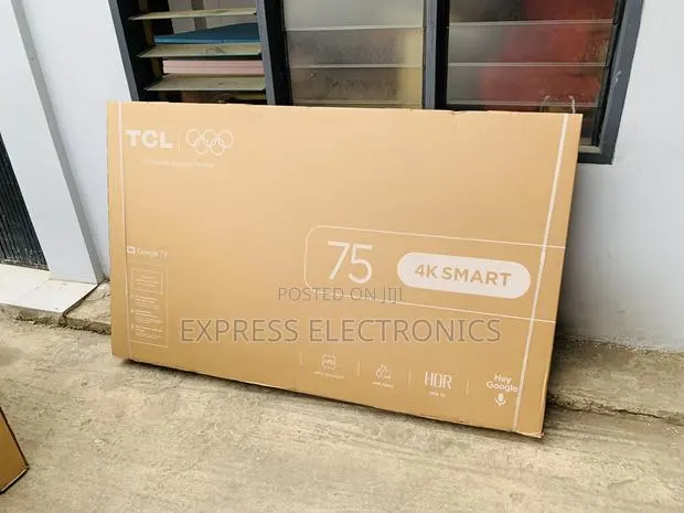 Text Us for TCL 75'' Uhd Led 75p6k Smart Android TV Glossy Display · Photo 1