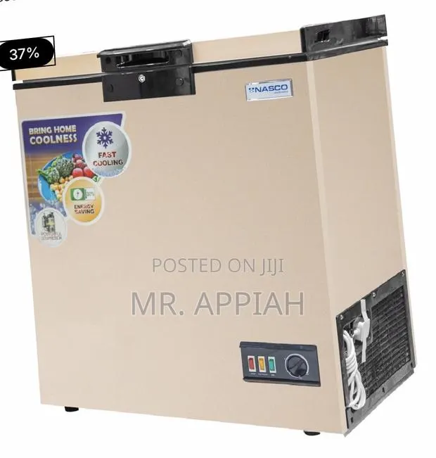 Order Premium Nasco 150l 1 Door Chest Freezer(Nas-200fl)Gold · Photo 1