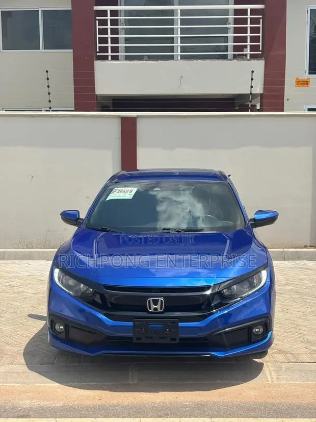 Honda Civic Sport Sedan 2020 Blue · Photo 1