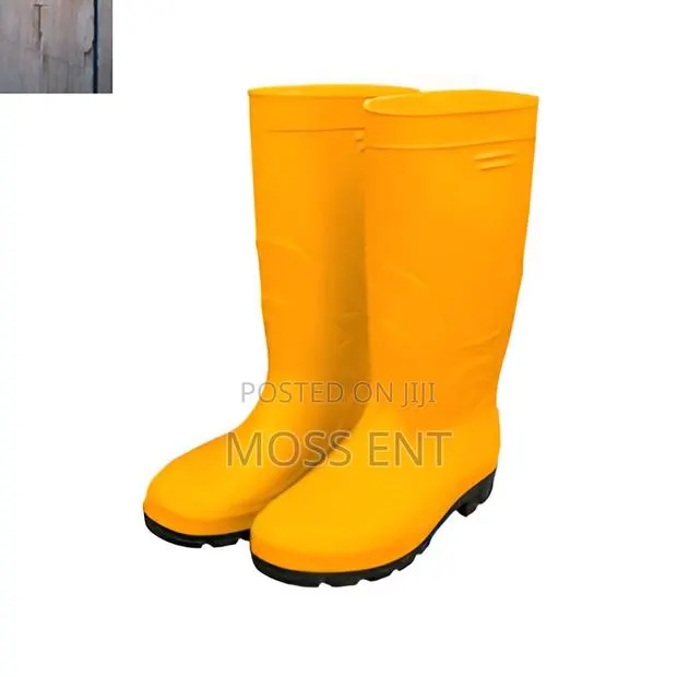 Yellow Rain Boots 42 With Steel Cap - Ssh092sb.42 · Photo 1