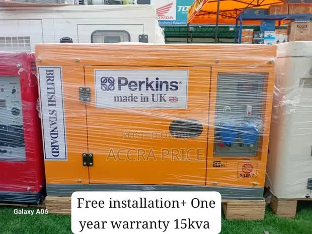 Powergrid Solution Silent 15kva Perkins Diesel Gen Silent · Photo 1