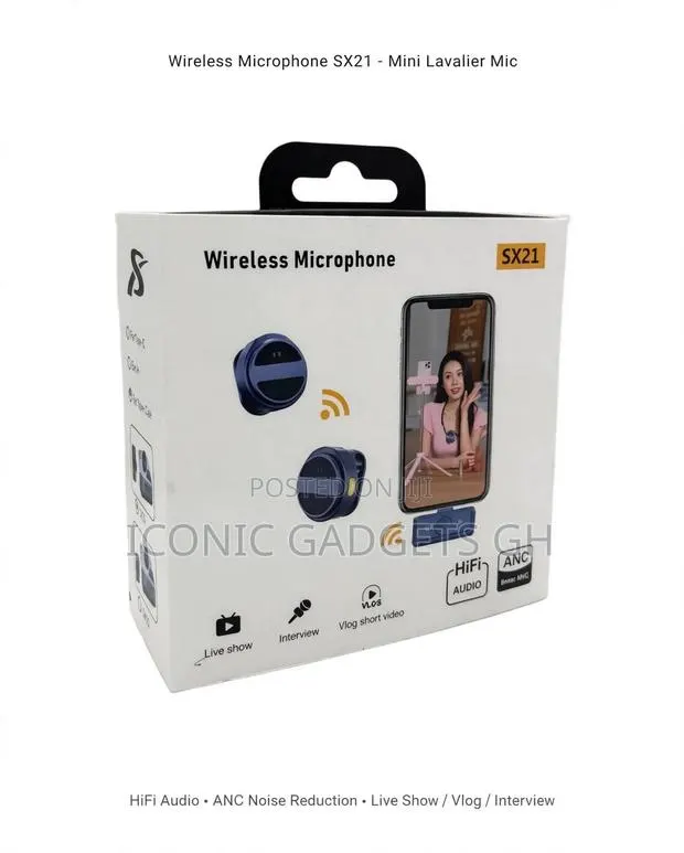 Wireless Mini Lavalier Microphone · Photo 1