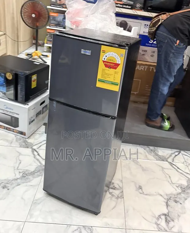 Super Classic Nasco Top Mount Freezer Fridge(NASF2-13FL)Gray · Photo 1