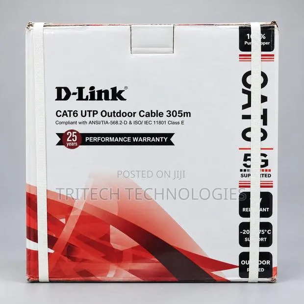 D-Link CAT6 UTP Outdoor Cable 305m (1000 Ft) · Photo 1