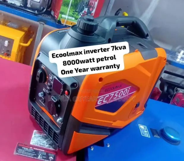 Inverter Ecoolmax 7kva 7500i Petrol Generator · Photo 1