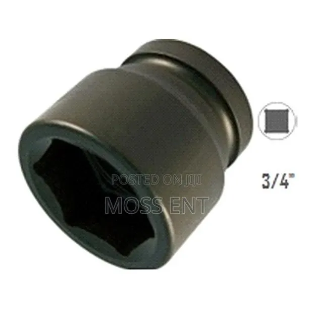 Drive Socket Short 12pt 3/4inch X 27mm - Absk60027-St001 · Photo 1