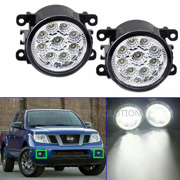 Nissan Frontier 2005-19 LED Front Bumper Fog Lights Lamp W/ Clear Lens · Photo 1