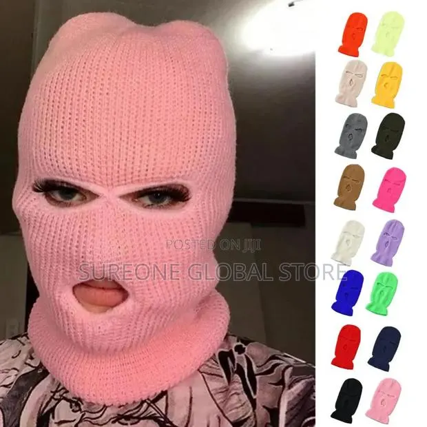 3 Hole Knitted Full Face Mask · Photo 1