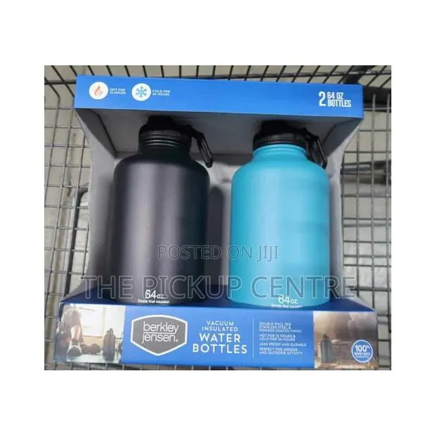 Berkley Jensen 64oz Stainless Steel Insulated Flask (370ghs Each) · Photo 1