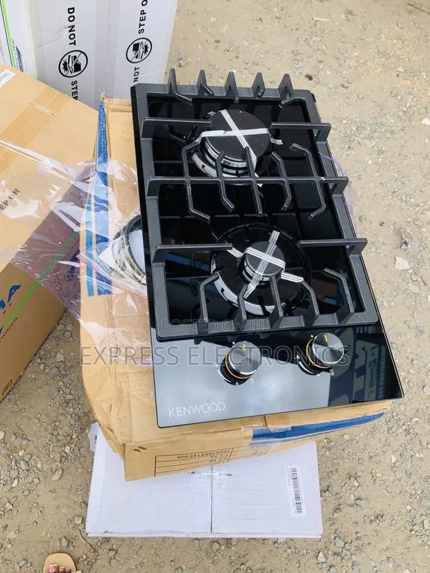 Newly in Box Gas Cooker Built in Kenwood 2burner Black · Photo 1