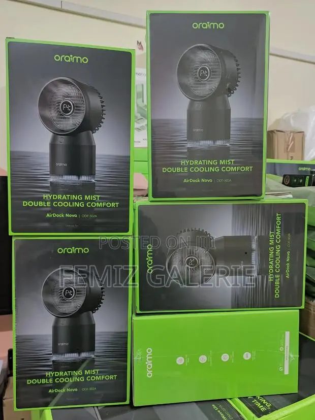 Oraimo Airdock Nova Hydrating Cooling Desktop Fan · Photo 1