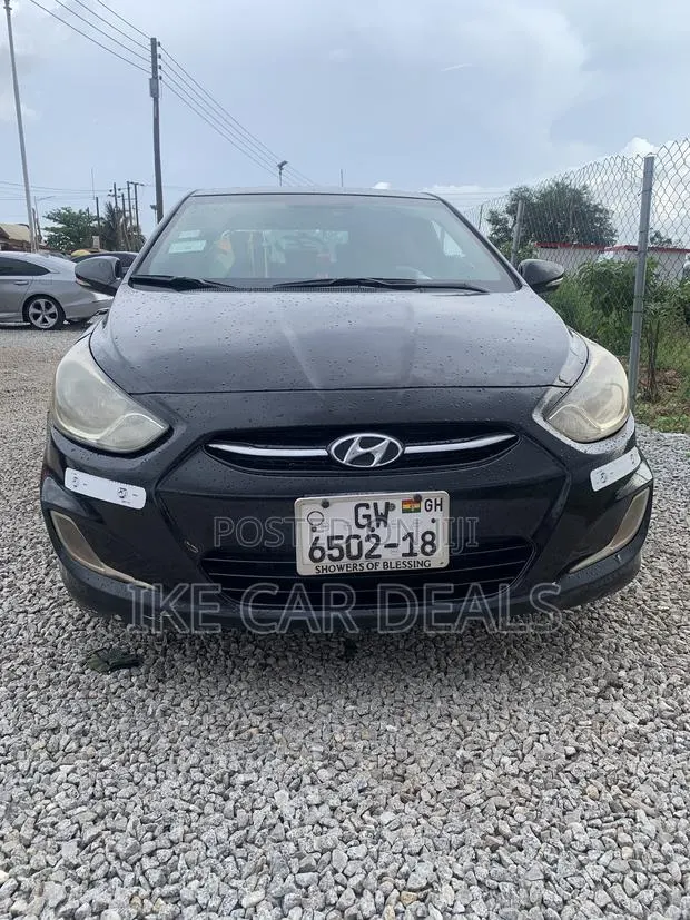 Hyundai Accent GLS 4dr Sedan (1.6L 4cyl 6A) 2014 Black · Photo 1
