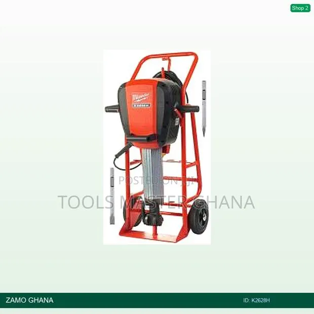 Breaking Hammer 25kg Class 64j 1300bpm 2400w 28mm Hex - K2628h · Photo 1