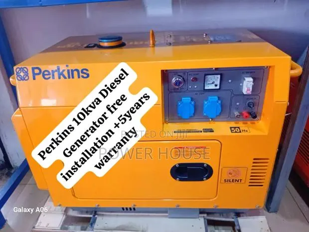 Write Seed Perkins Diesel Generator 10kva Silent · Photo 1