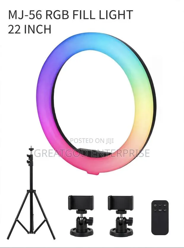 MJ-56 22-Inch RGB Fill Light / Ring Light · Photo 1
