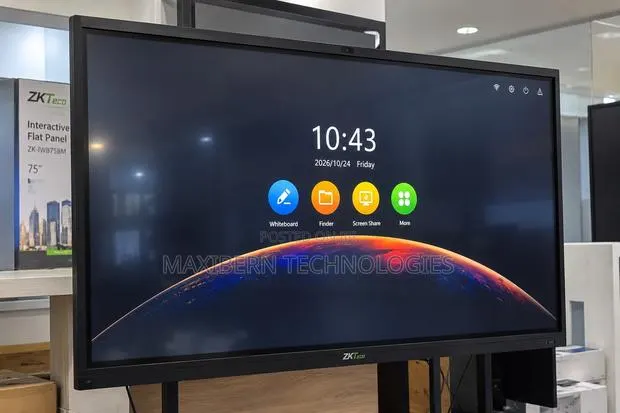 ZKTeco ZK-IWB75BM 75-Inch 4K Interactive Whiteboard · Photo 1